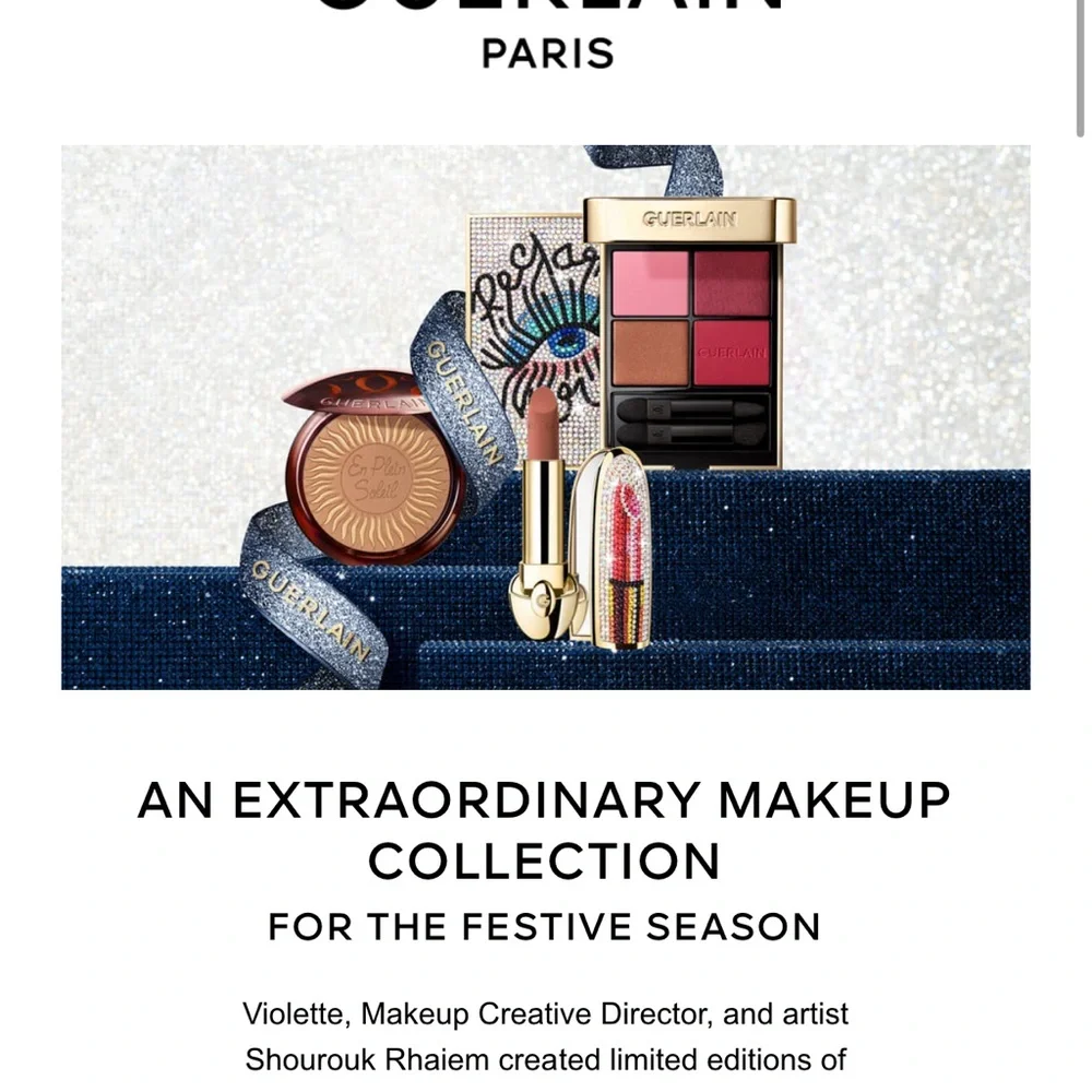 ❤️Guerlain Holiday 2024 Be Extraordinary Jeweled Lipstick Case - Picture 6 of 7